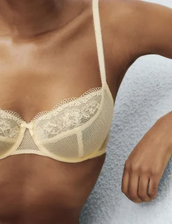 Jasmine Lace Wired Balcony Bra A-E