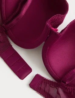 Jasmine Lace Wired Demi Cup Bra (A-E)