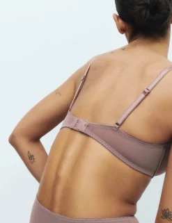 Jasmine Lace Wired Demi Cup Bra (A-E)