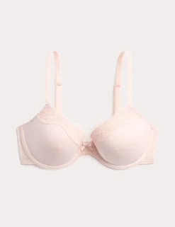 Jasmine Lace Wired Demi Cup Bra (A-E)