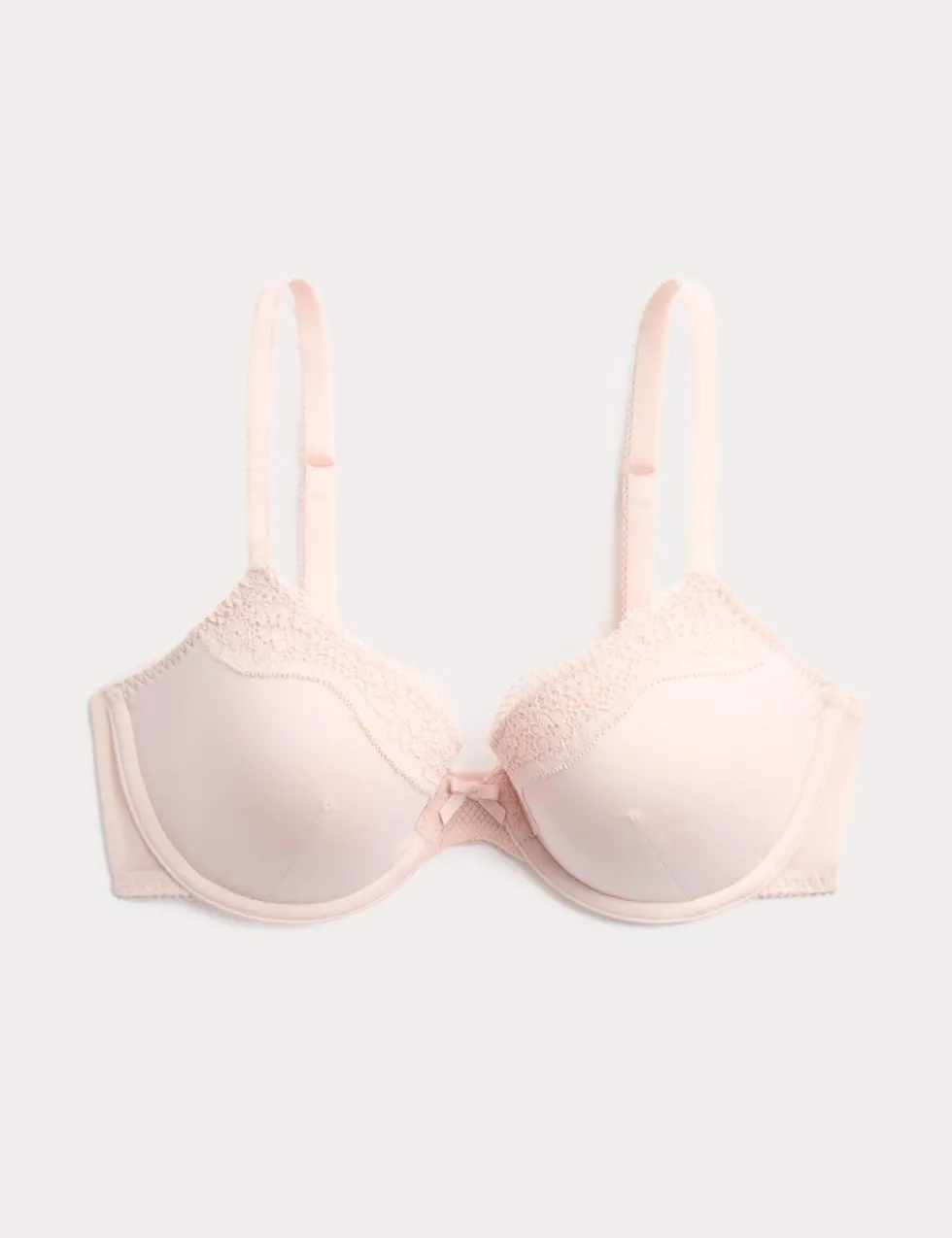 Jasmine Lace Wired Demi Cup Bra (A-E)
