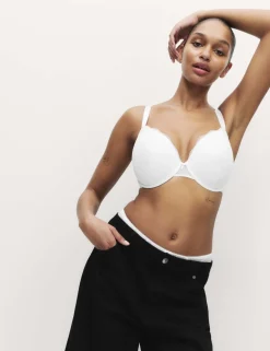 Jasmine Lace Wired Plunge Bra F-H