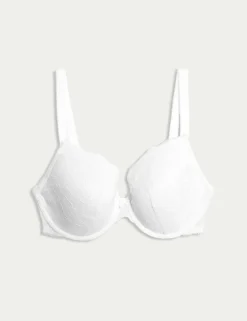 Jasmine Lace Wired Plunge Bra F-H