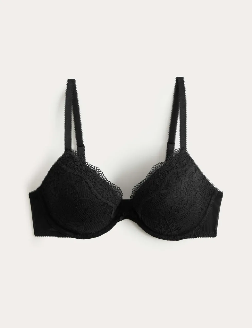 Jasmine Lace Wired Plunge Bra A-E