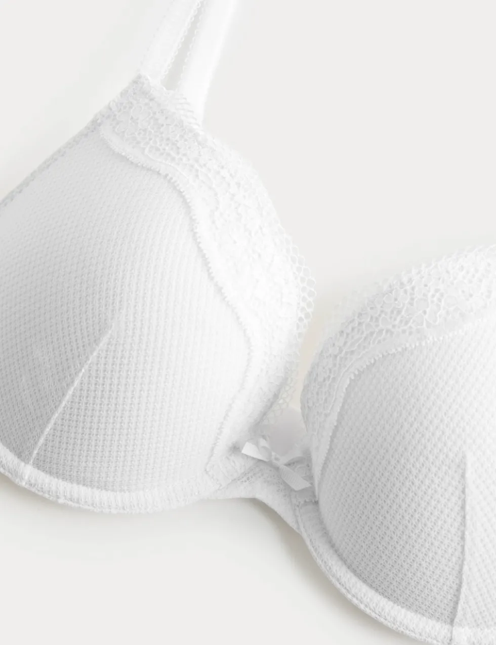 Jasmine Lace Wired Push Up Plunge Bra (A-E)