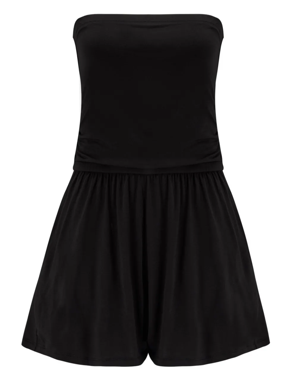 Jersey Bandeau Beach Playsuit