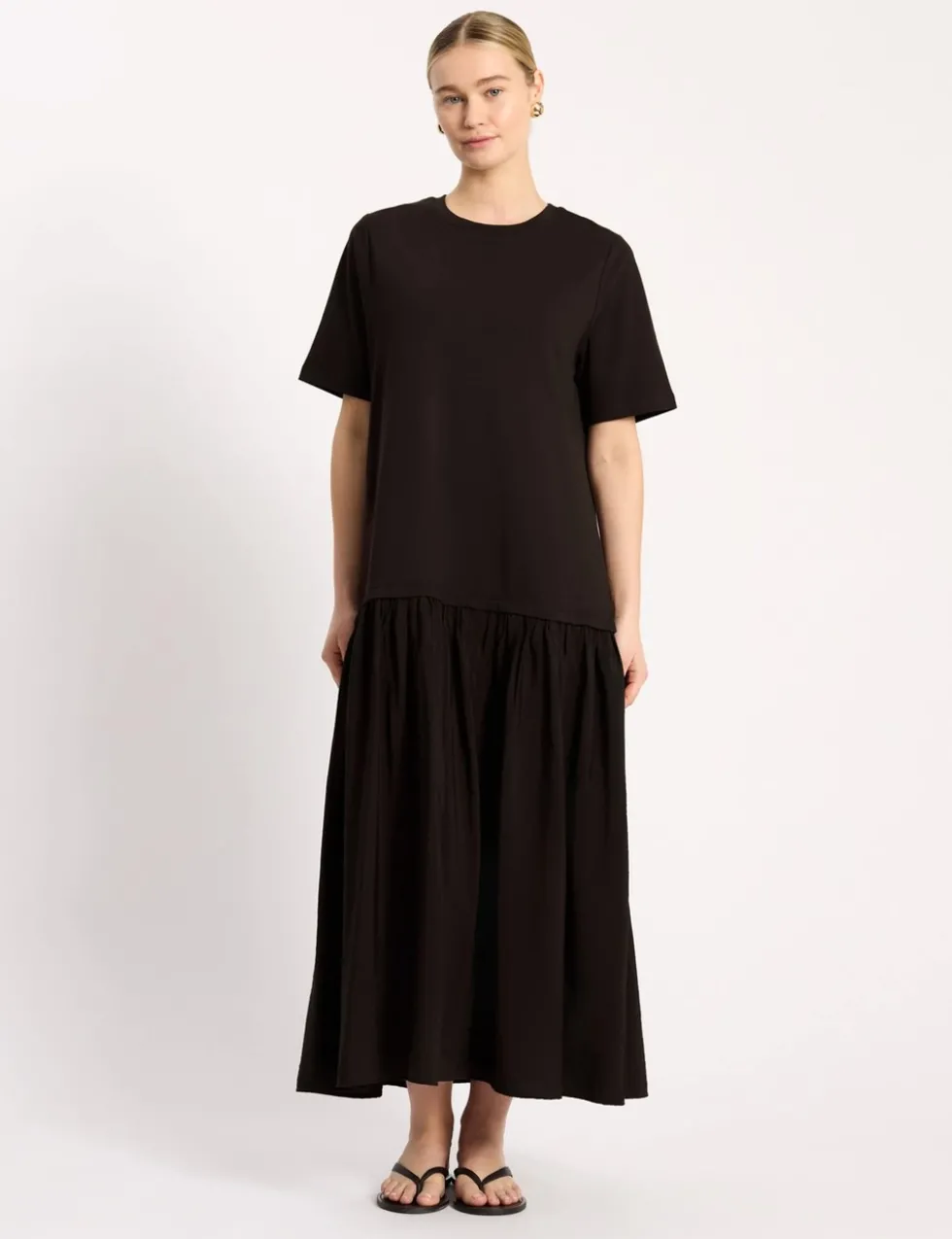 Jersey Boxy Midaxi T-Shirt Dress