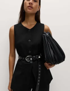 Jersey Collarless Waistcoat