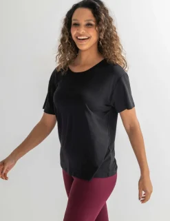 Jersey Cross Back Yoga Top