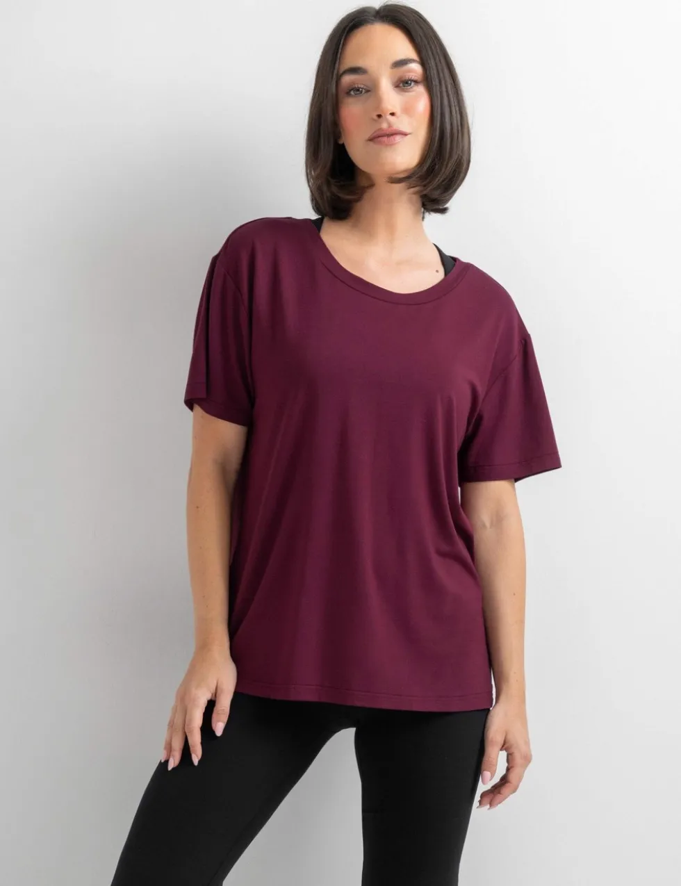 Jersey Cross Back Yoga Top