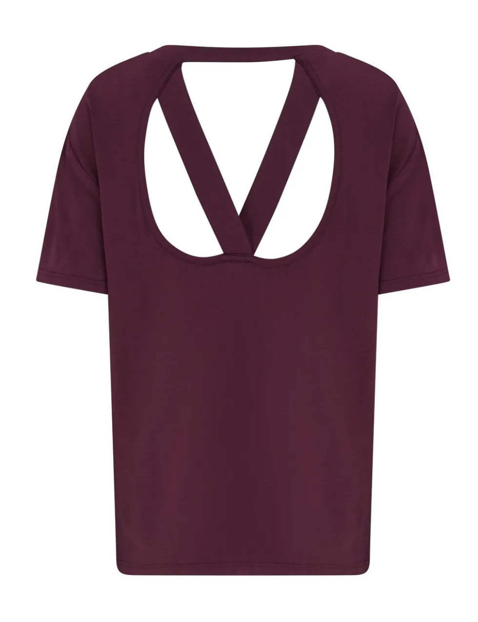 Jersey Cross Back Yoga Top