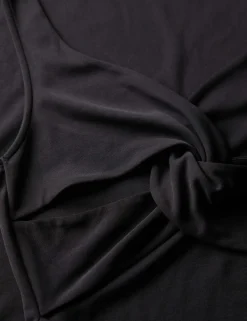 Jersey Cut Out Detail Midi Bodycon Dress