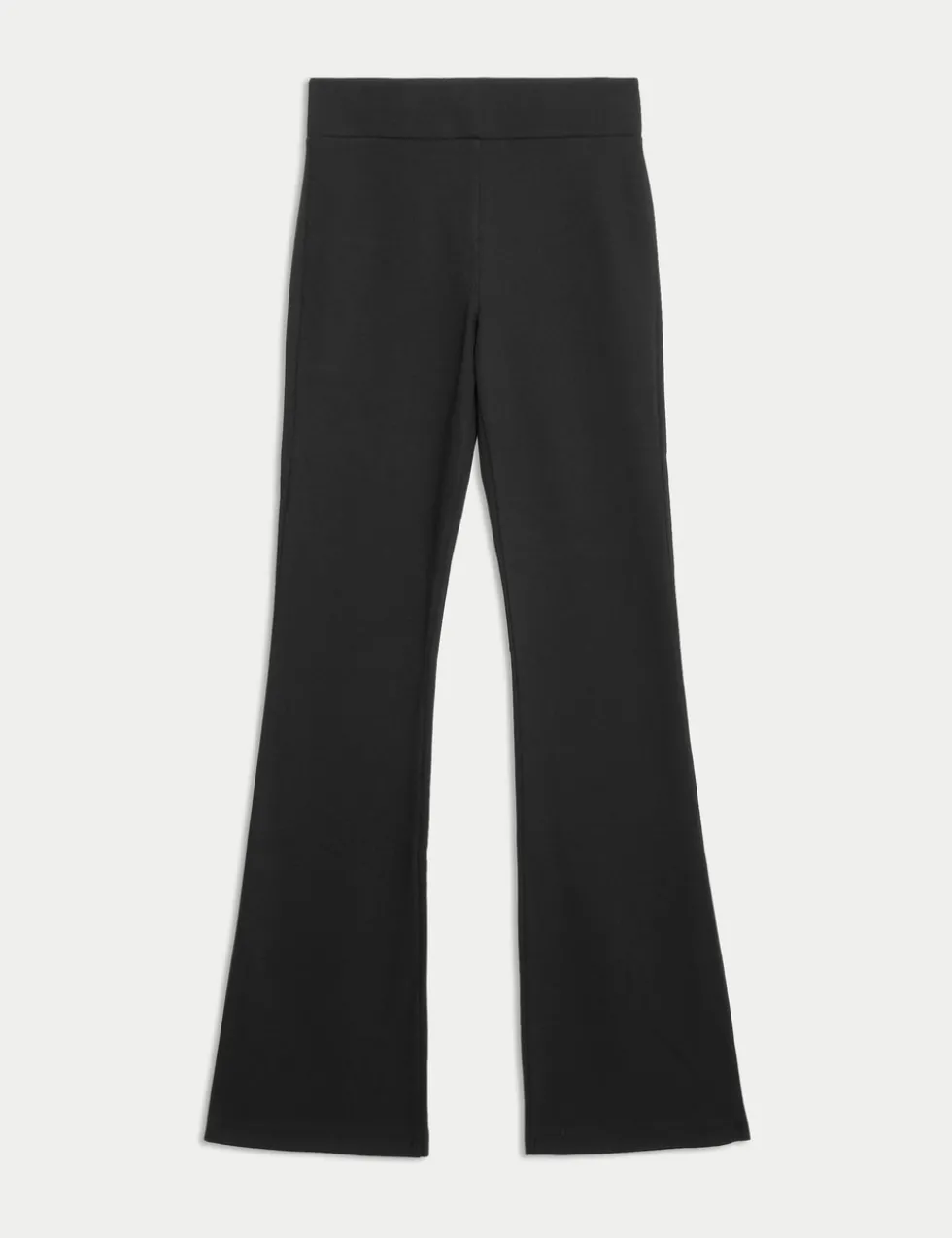 Jersey Elasticated Waist Flared Trousers