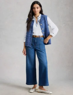 Jersey Embroidered V-Neck Collared Shirt