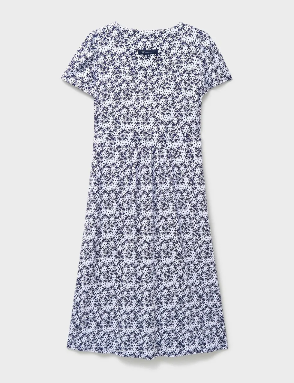 Jersey Floral Midi Tea Dress
