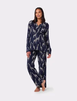 Jersey Giraffe Maternity Pyjama Set