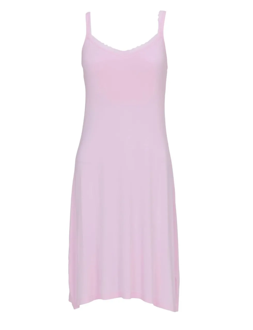 Jersey Hidden Support Lace Trim Chemise