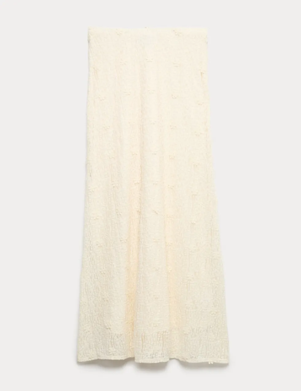 Jersey Lace Midi Column Skirt