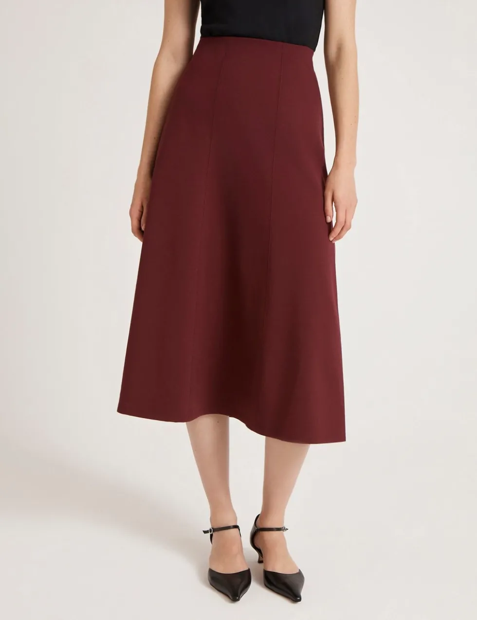 Jersey Midi Skirt