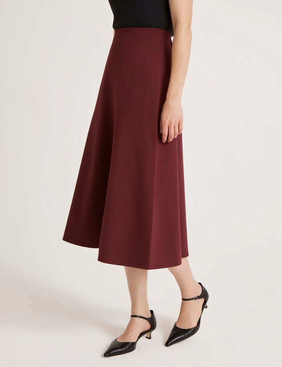 Jersey Midi Skirt