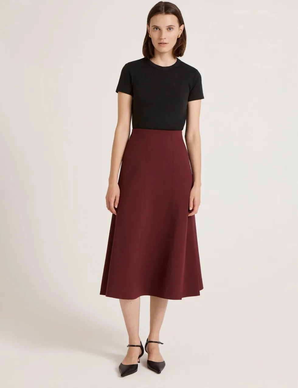 Jersey Midi Skirt