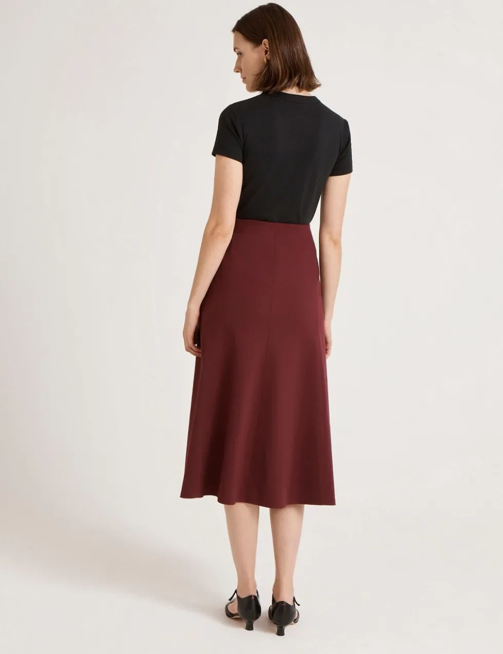 Jersey Midi Skirt