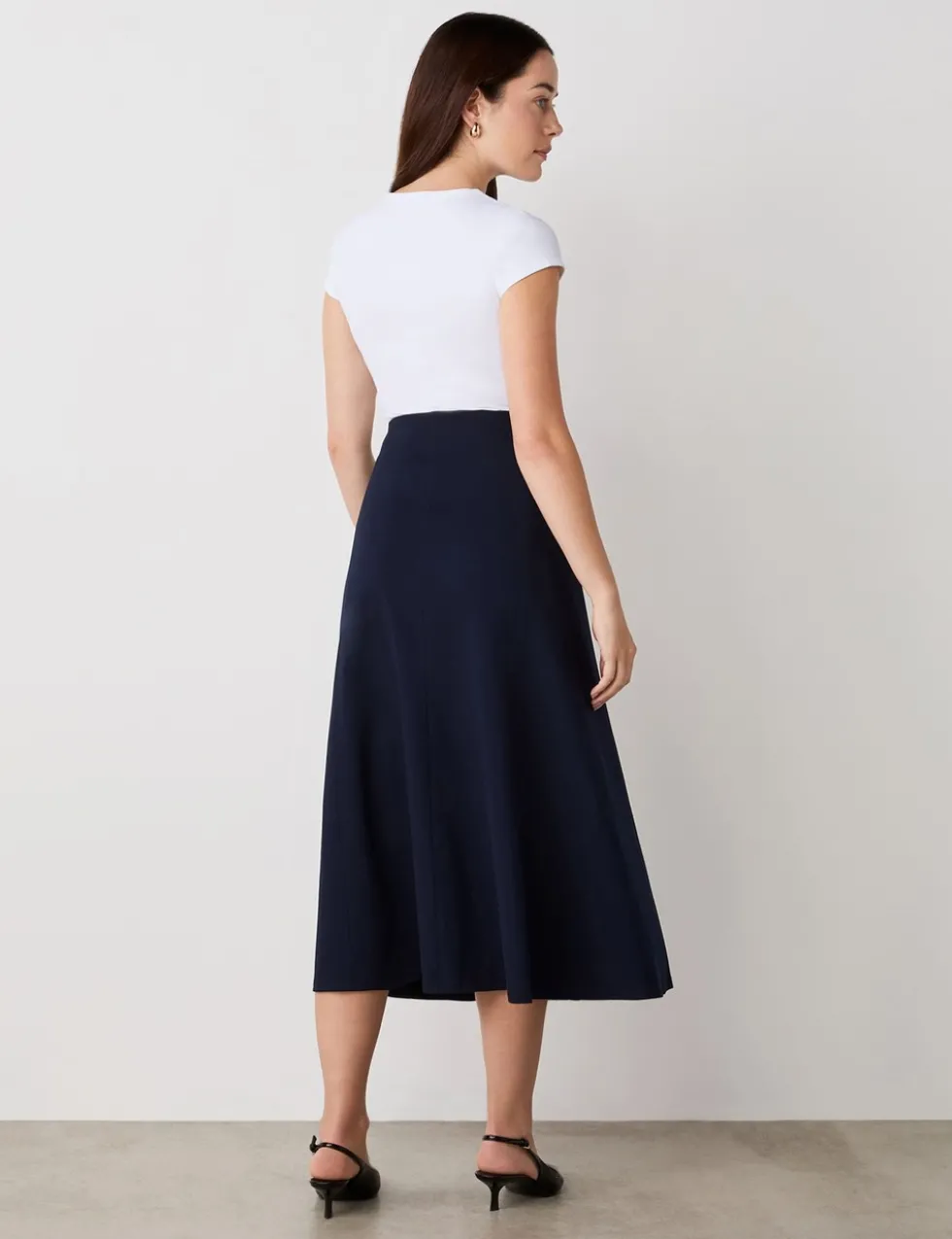 Jersey Midi Skirt