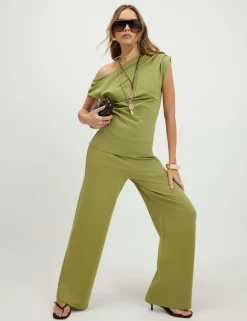 Jersey One Shoulder Top