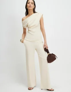 Jersey One Shoulder Top