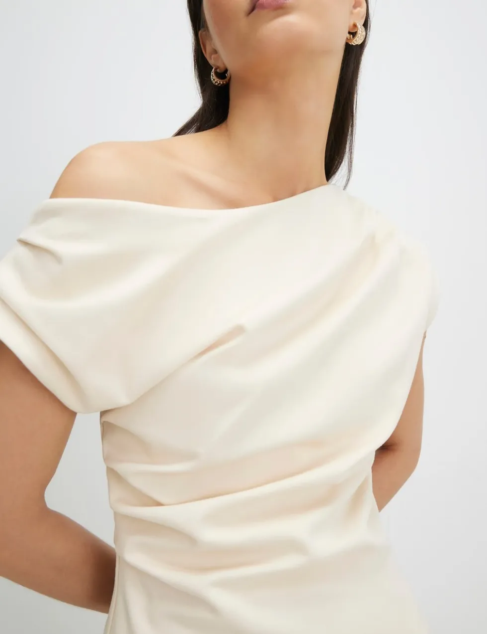 Jersey One Shoulder Top