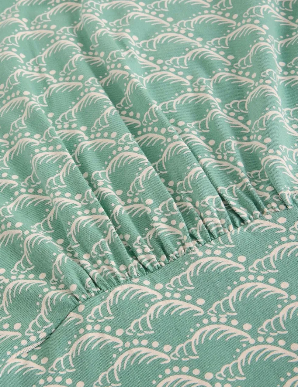 Jersey Printed Mini Waisted Dress