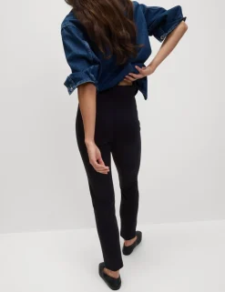 Jersey Slim Fit Ankle Grazer Trousers