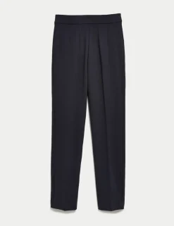 Jersey Slim Fit Ankle Grazer Trousers