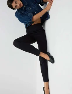Jersey Slim Fit Ankle Grazer Trousers