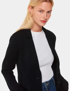 Jersey Slim Single Breasted Blazer