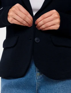 Jersey Slim Single Breasted Blazer