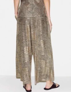 Jersey Sparkly Wide Leg Trousers
