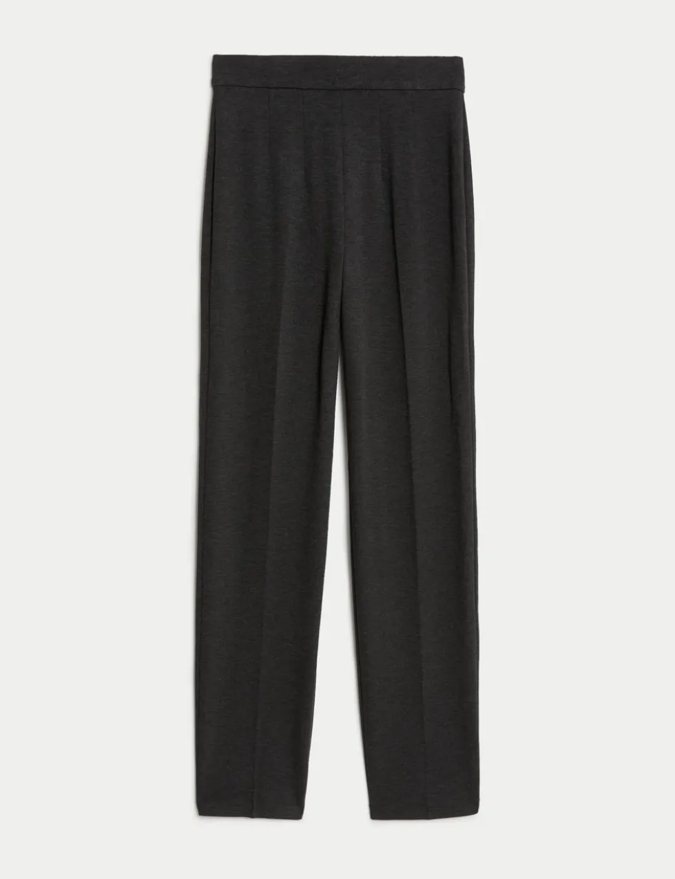 Jersey Straight Leg Trousers with Stretch