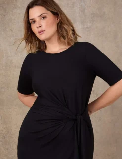 Jersey Tie Waist Midaxi Wrap Dress
