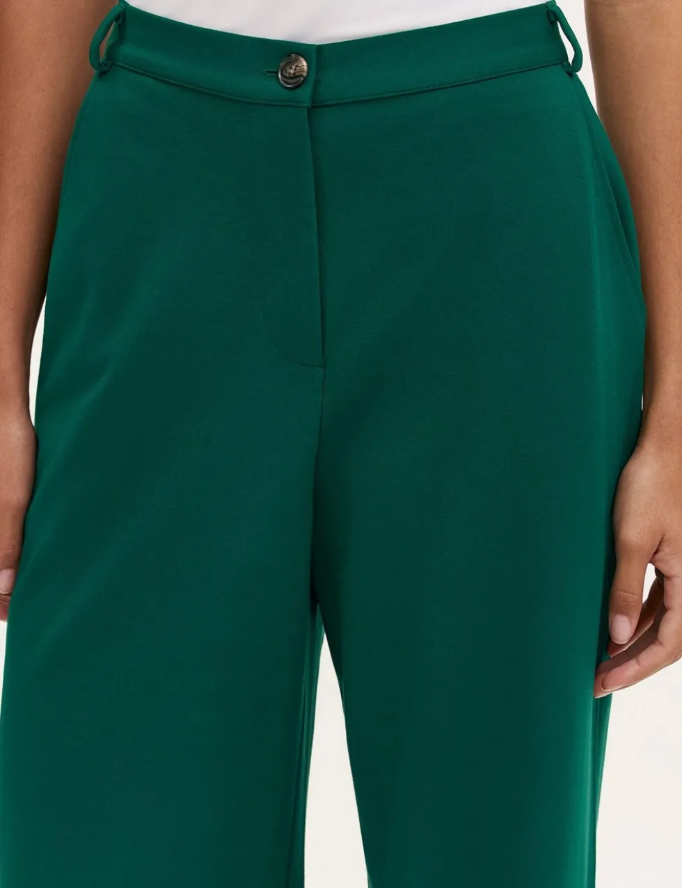 Jersey Wide Leg Trousers