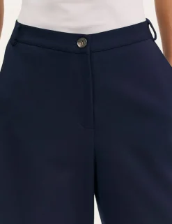 Jersey Wide Leg Trousers