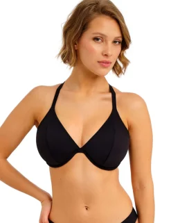 Jewel Cove Wired Plunge Bikini Top D-G