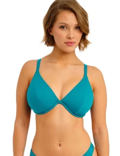 Jewel Cove Wired Plunge Bikini Top (D-G)