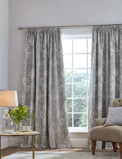 Josette Pure Cotton Pencil Pleat Blackout Curtains