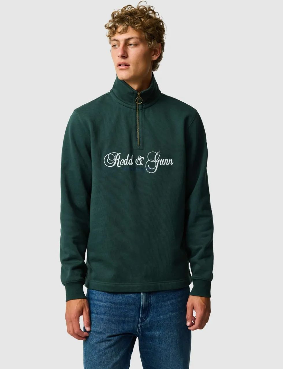 Jubilee Pure Cotton Half Zip Sweatshirt