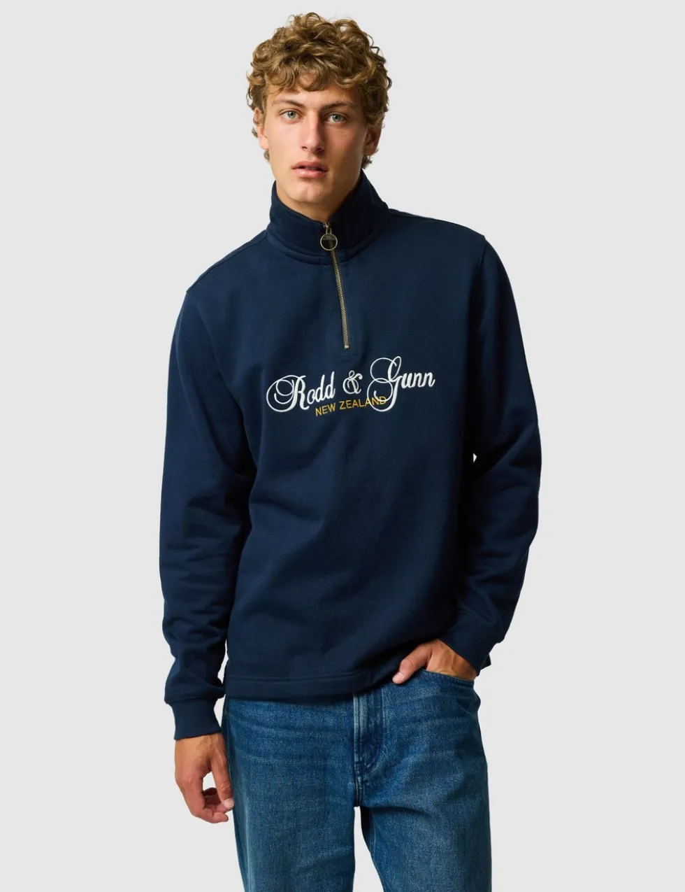 Jubilee Pure Cotton Half Zip Sweatshirt