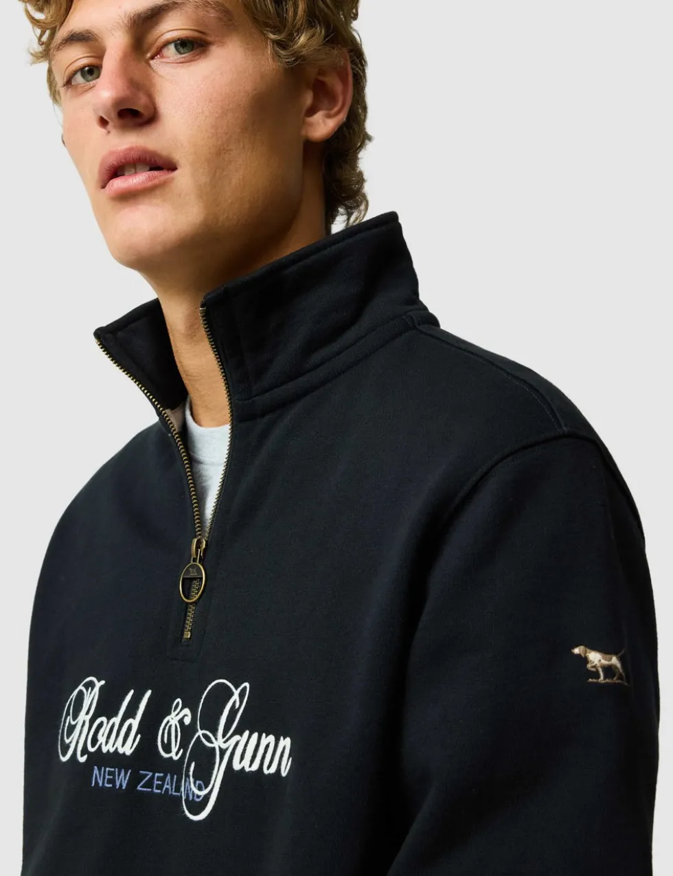 Jubilee Pure Cotton Half Zip Sweatshirt