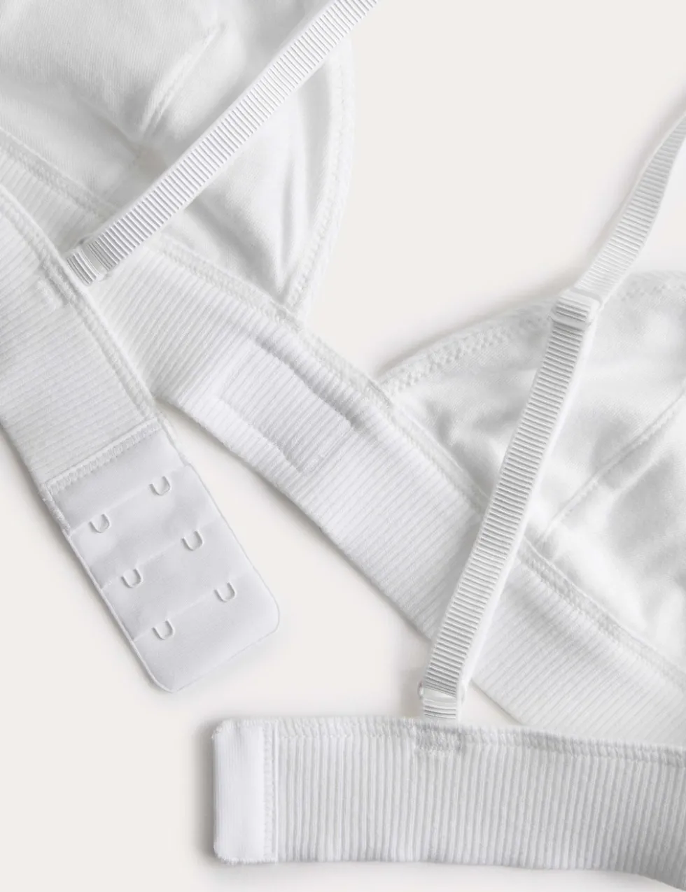 Juni Cotton Rib Non Wired Bralette (A-E)