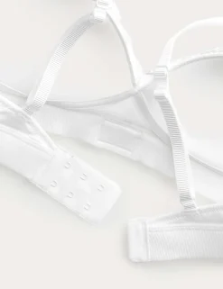 Juni Cotton Rib Non Wired Plunge Bra (A-E)