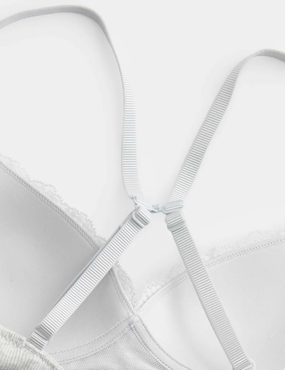 Juni Cotton Rib Non Wired Plunge Bra (A-E)